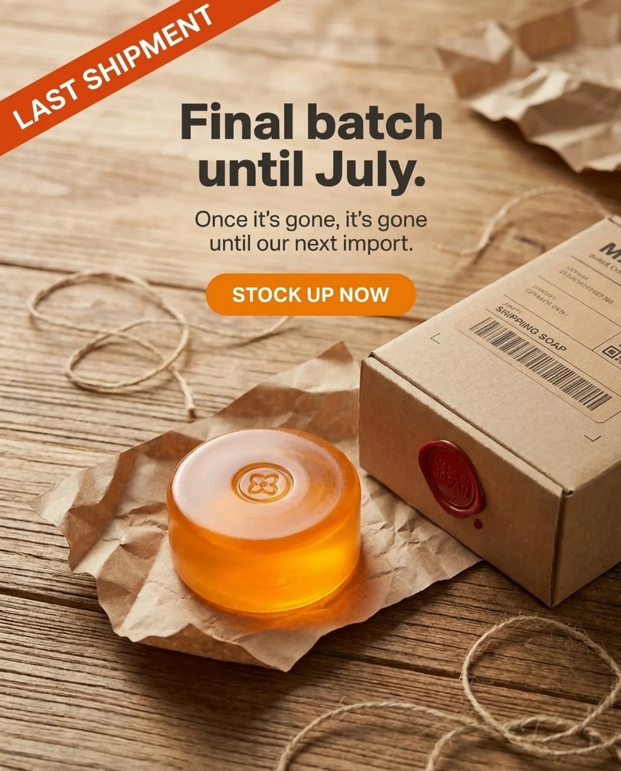 MC122 · Low Stock Urgency ad